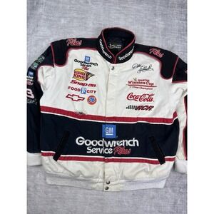 Vintage Dale Earnhardt Jacket Mens XL Goodwrench NASCAR Racing Black 90s Chase
